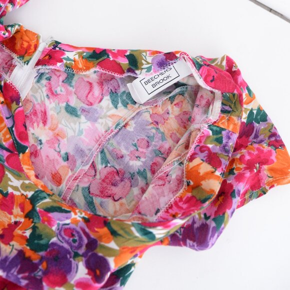 Floral Maxi Dress - Multicolor - Picture 13 of 14